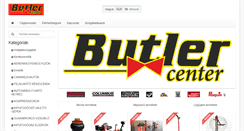 Desktop Screenshot of butlercenter.hu